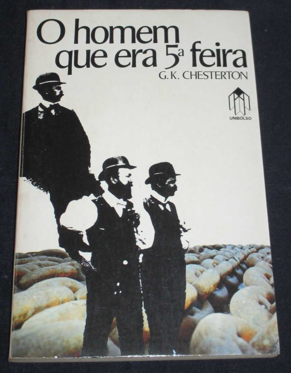 Livro O homem que era 5ª feira Chesterton Unibolso