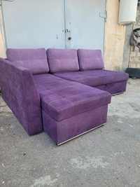 Мягкий уголок угловой диван кровать мягкая мебель (доставка)