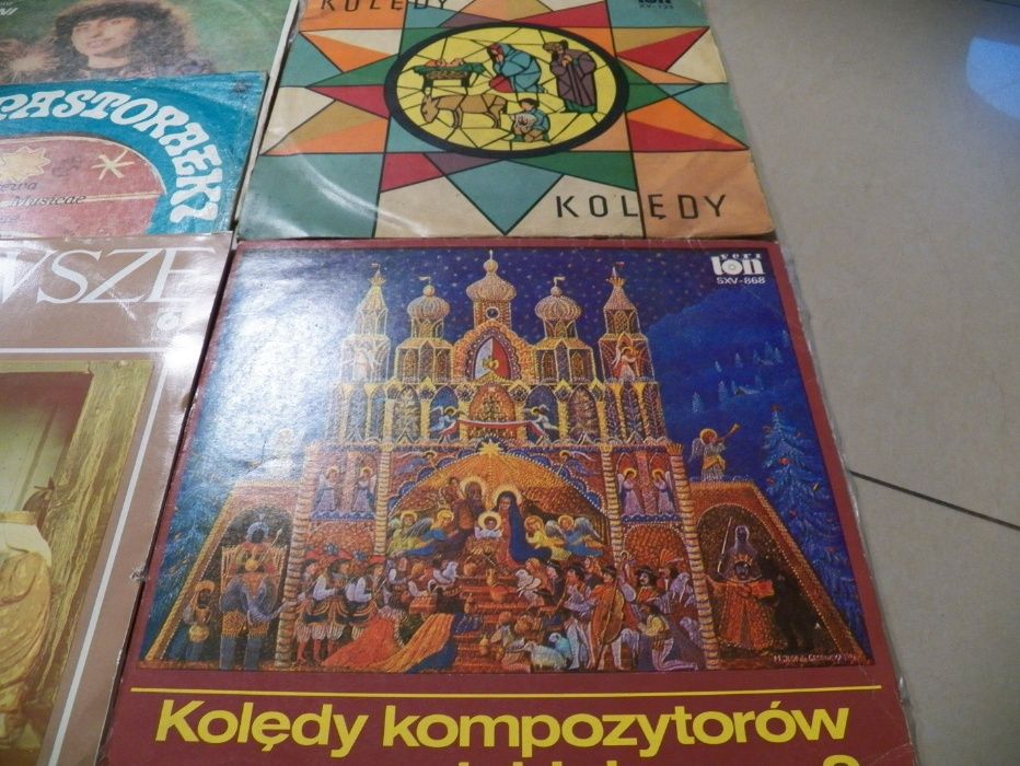 Płyta winylowa, kolędy, płyty winylowe, kolędy i pastorałki 7 sztuk.