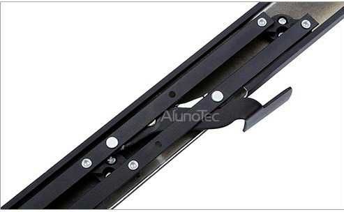 Ruchome deseczki . Aluminiowy system prowadzący tzw. Schutters