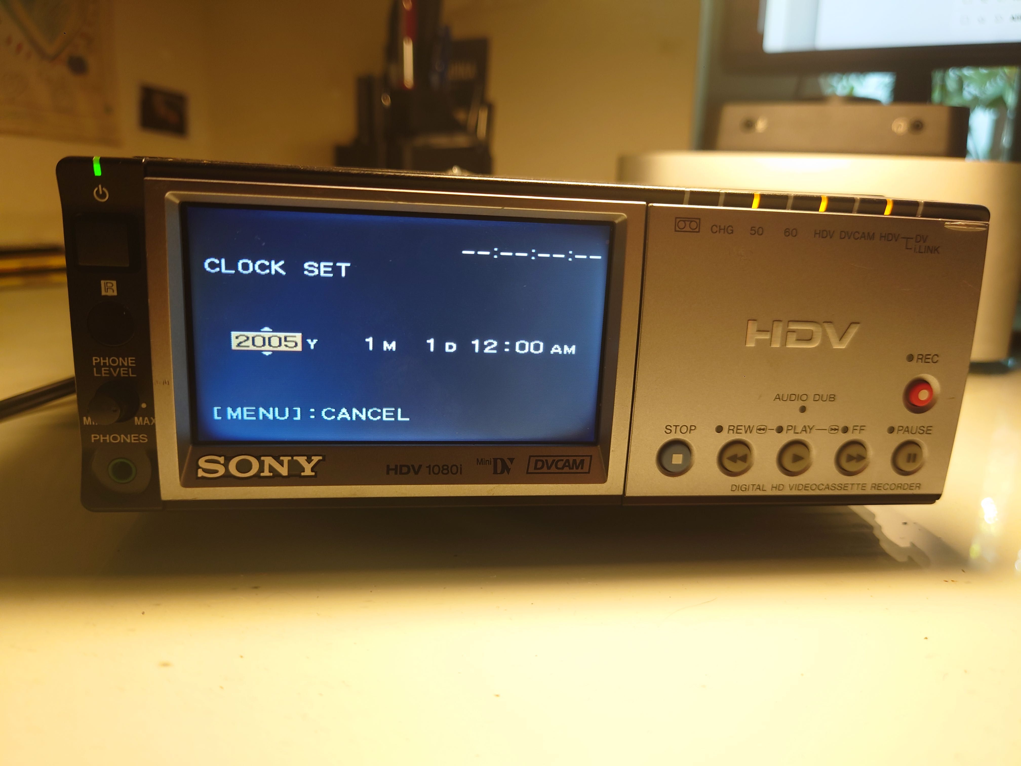 Leitor/gravador Sony HDV MR-M10E