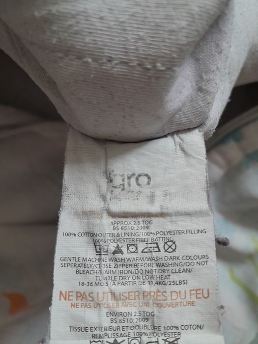 Śpiworek Grobag 2.5 Tog  18-36 miesięcy