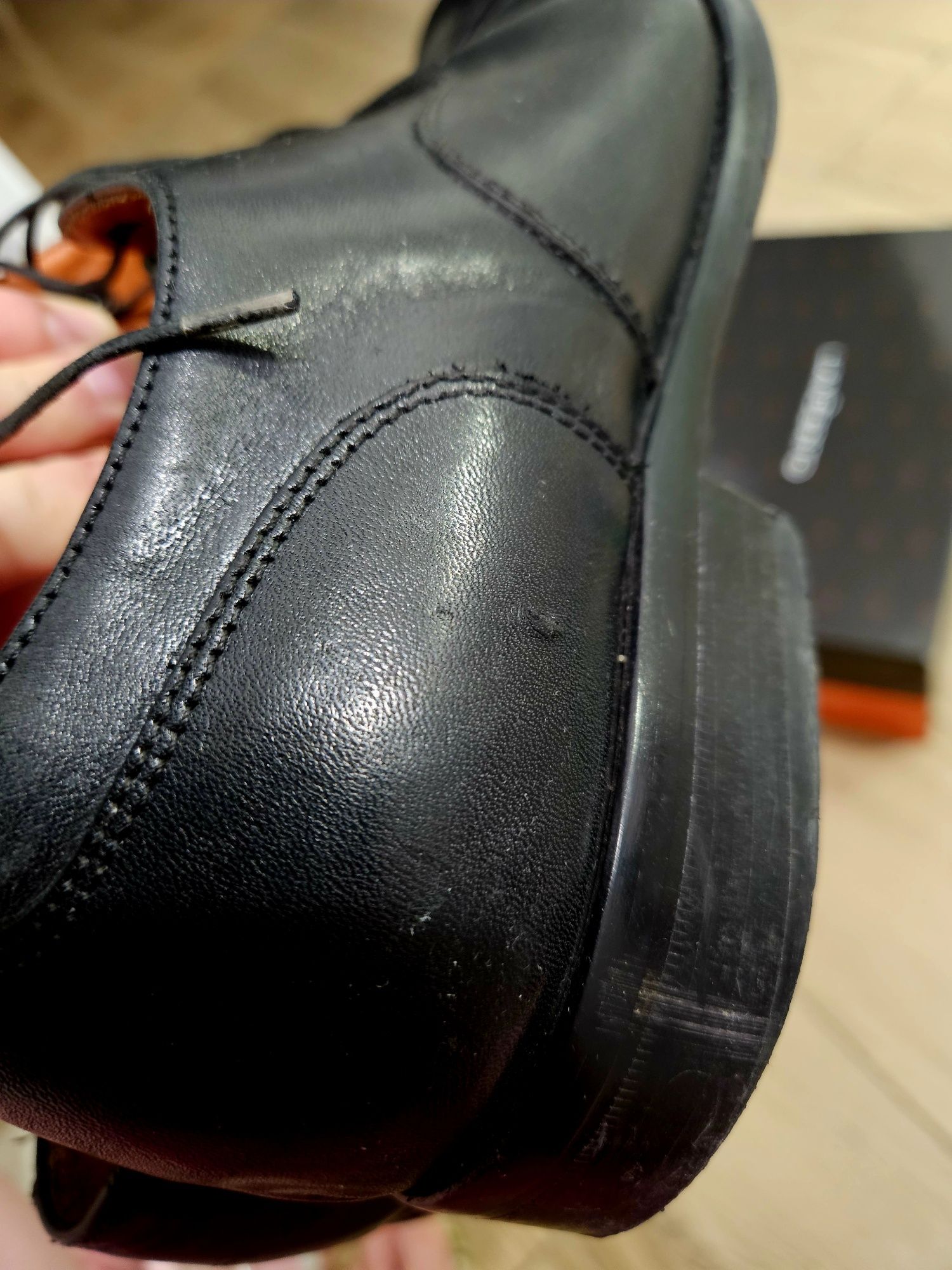 Buty czarne wizytowe męskie r.42 włoskie ślub wesele chrzciny