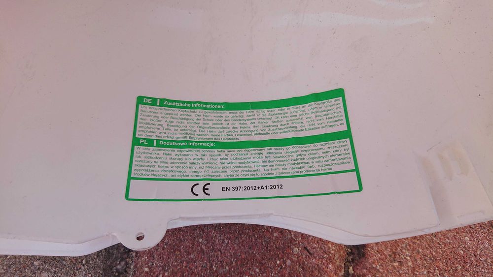 Kask ochronny (hełm) ROBOD IMPAKT biały