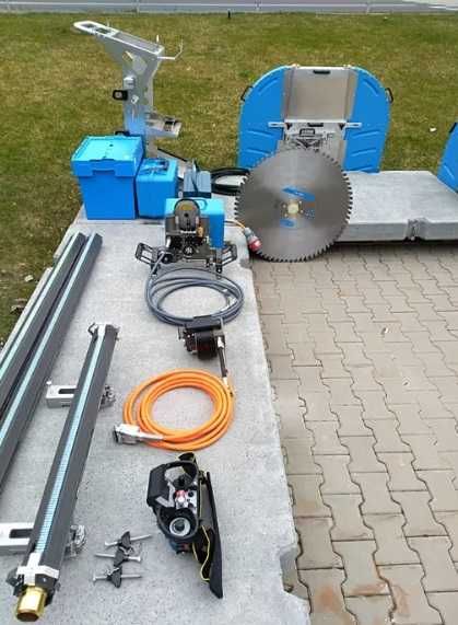 Piła do cięcia ścian – ścienna TYROLIT-HILTI- zestaw