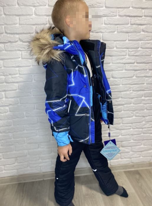 Дитячий зимовий костюм (куртка+напівкомбінезон)