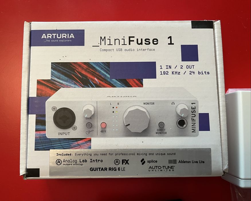 Placa de som Arturia MiniFuse 1