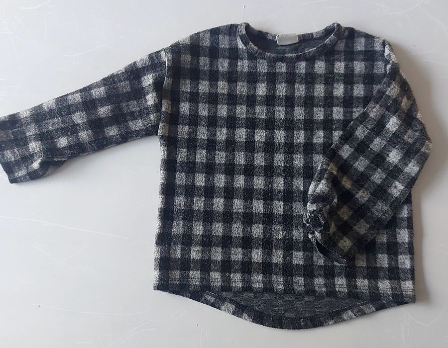 Sweterek w kratkę Zara rozm 116