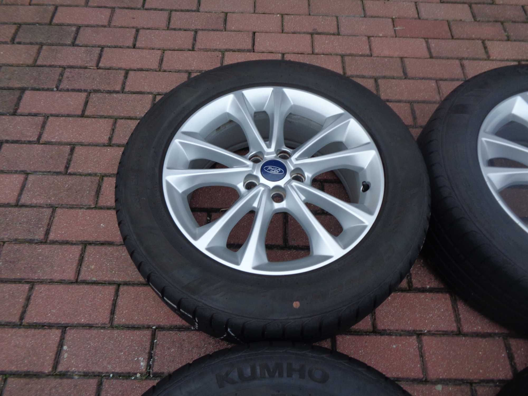 Alufelgi 17 Ford Kuga S-Max Galaxy z oponami 7mm BDB stan ORYGINAŁ