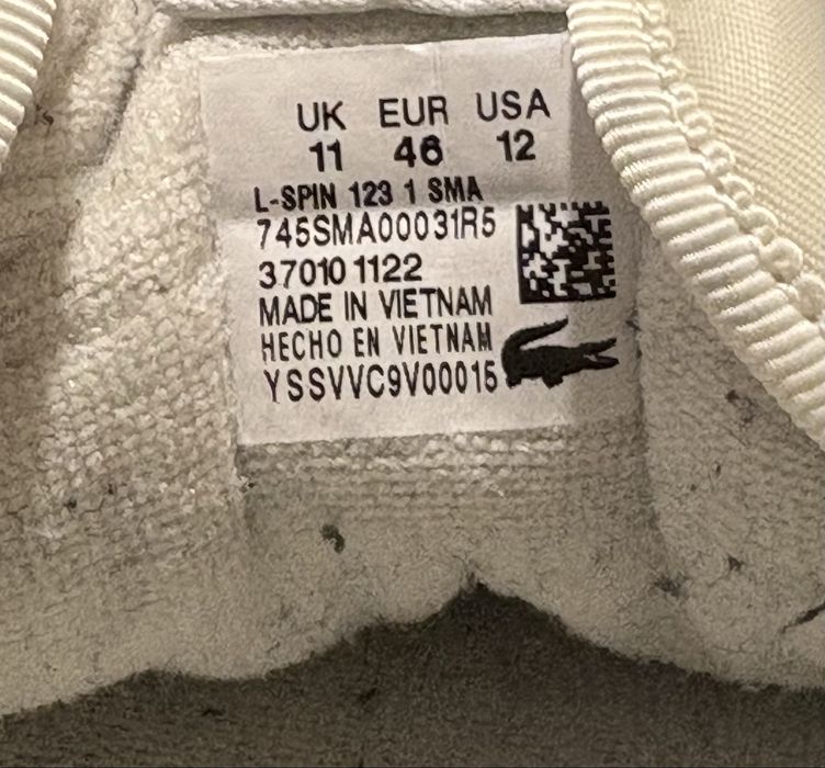 Męskie sneakersy Lacoste