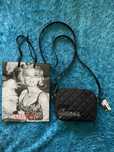 Nowa torebka GUESS czarna mała crossbody na ramię