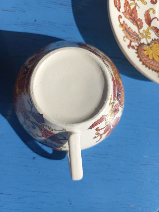 Ceramiczne filiżanki trio dla 2 osób