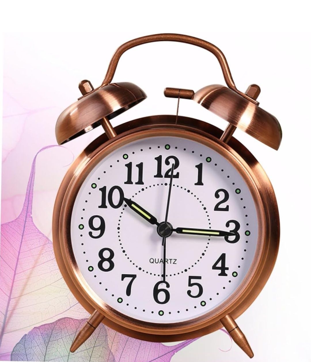Zegar retro budzik klasyczny baterie głośny alarm