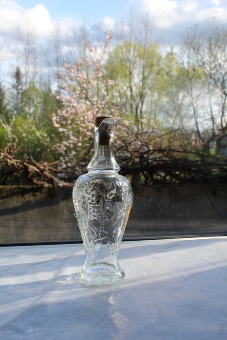 Butelka Dzbanek z korkiem 750 ml Ozdobna Z Korkiem Szklana Wazon