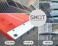 Nowe lekkie rusztowanie aluminiowe podesty drewniane Plettac 125m2