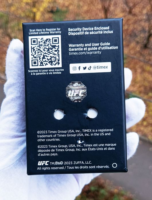 UFC Timex limited edition