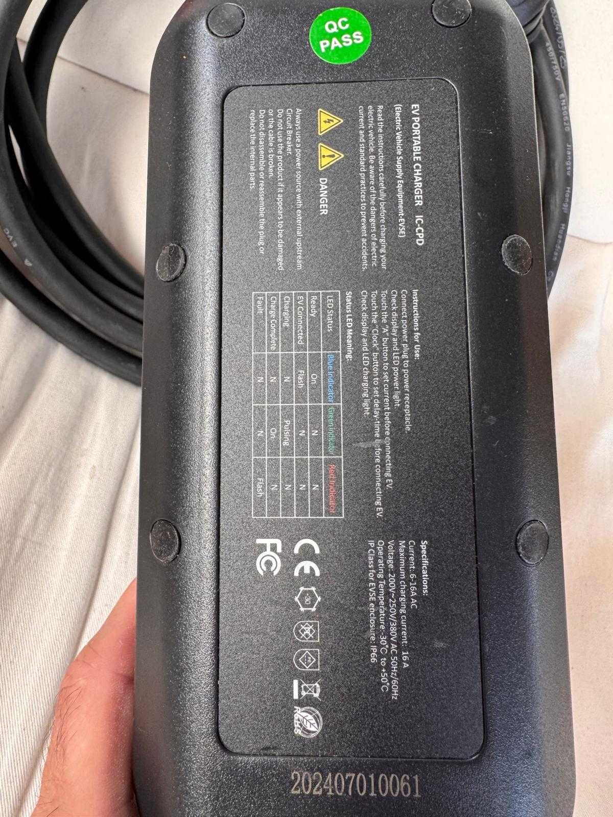 Carregador Trifásico / 11kw / 16A / carro elétrico NOVO