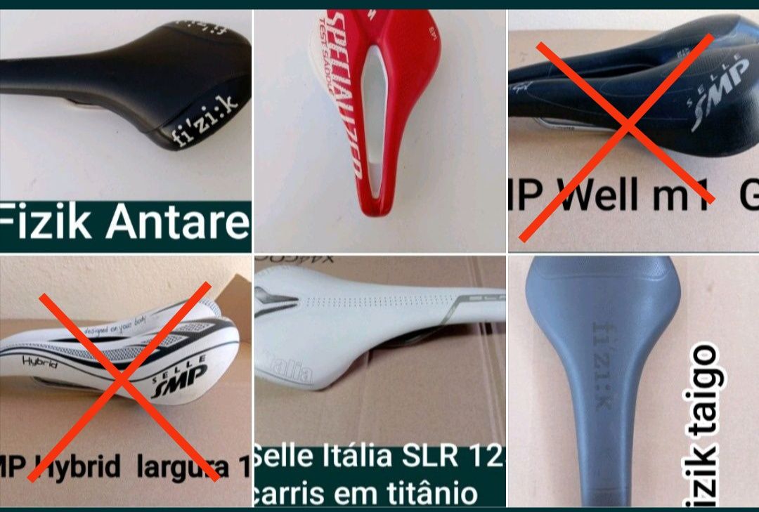 J-Bikes  Selim Fizik/Selle italia SLR/SMP/Specialized, Sanmarco