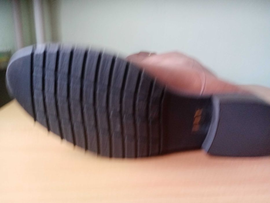 Skórzane długie kozaki