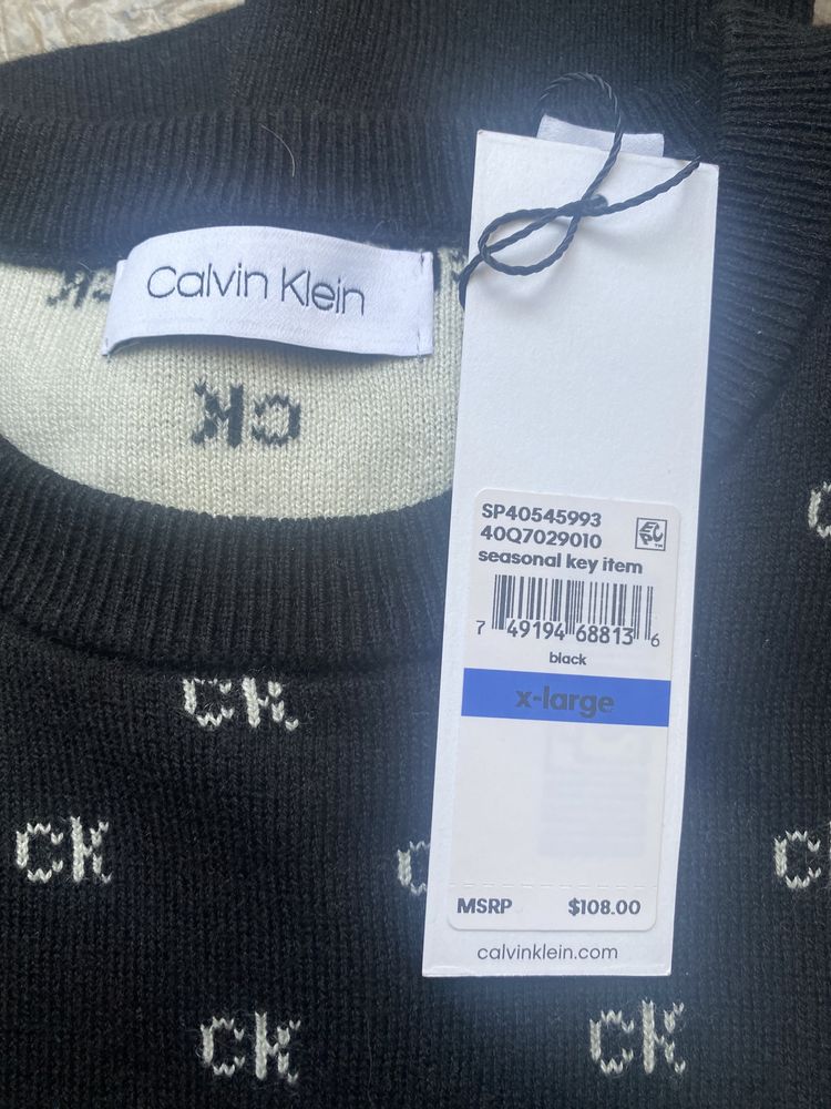 Свитер мужской Calvin Klein(ОРИГИНАЛ)новый.