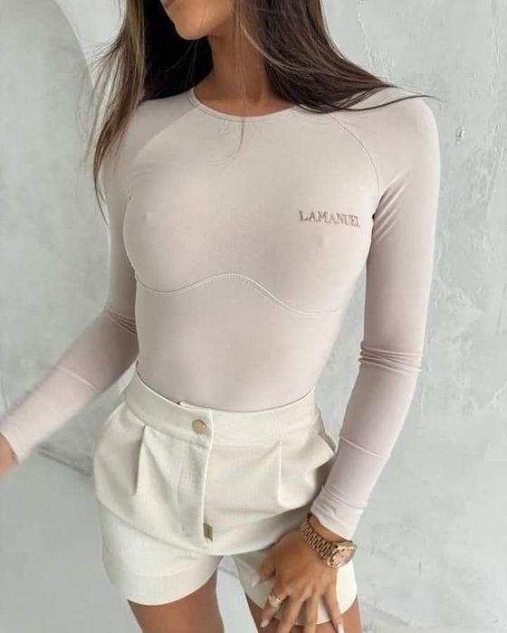 Body LaManuel Bang XS S M L czarne beżowe biale