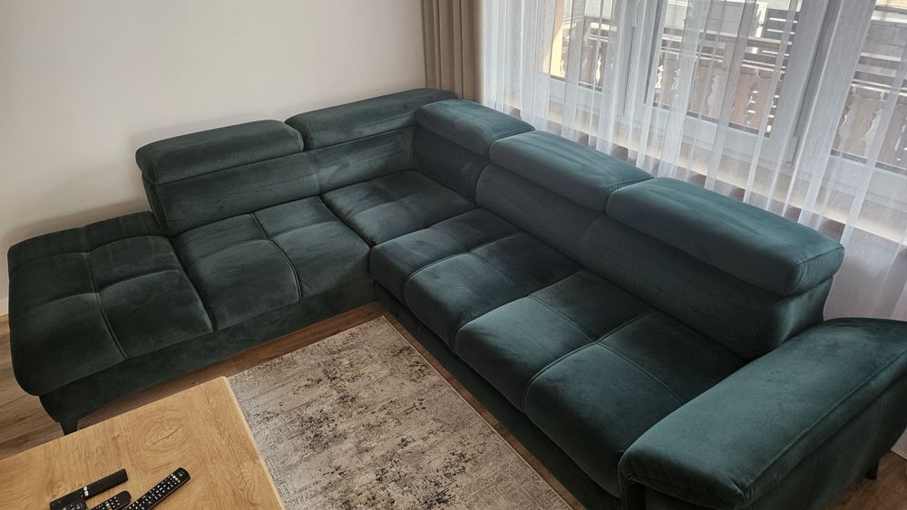 Sofa -butelkowa zieleń