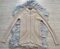 Ażurowy sweter M