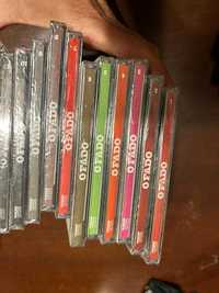 Conjunto de 11 CDs de fado novos.