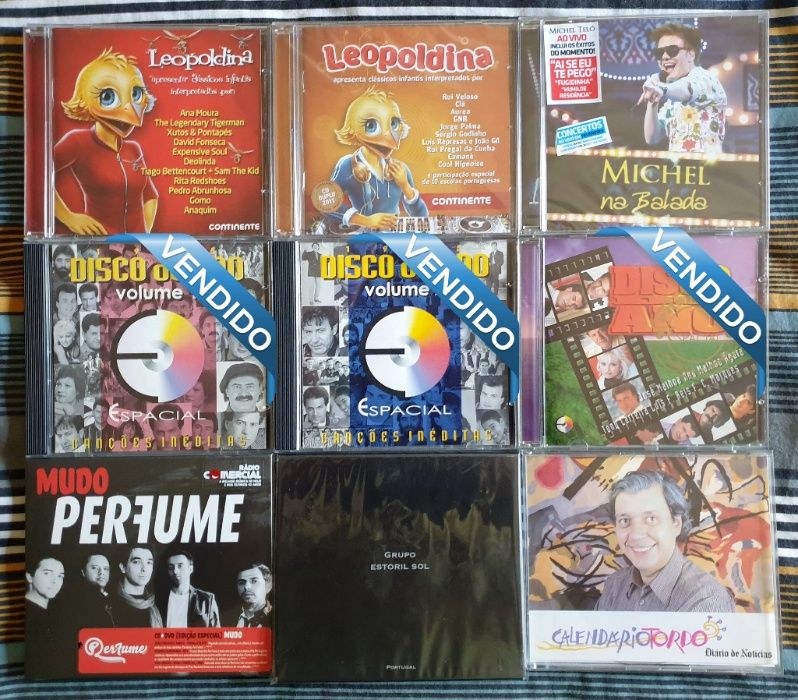 CDs Pop Portuguesa Brasileira Novelas: 1xCD=10€ / 2xCD=16€ / 4xCD=25€