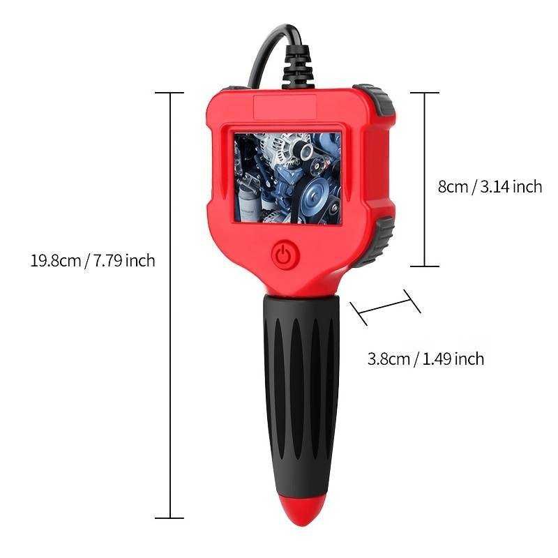 Kamera endoskopowa przemysłowa 2.4" kolorowy wyświetlacz LCD