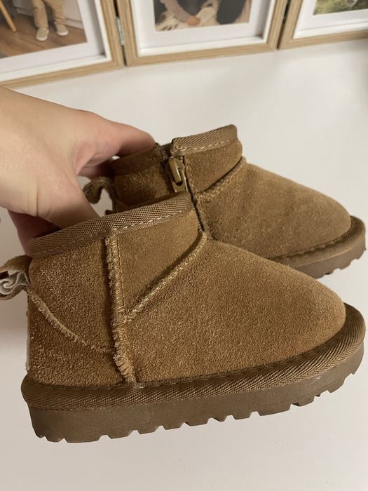 Угги дитячі 24 розмір бежеві