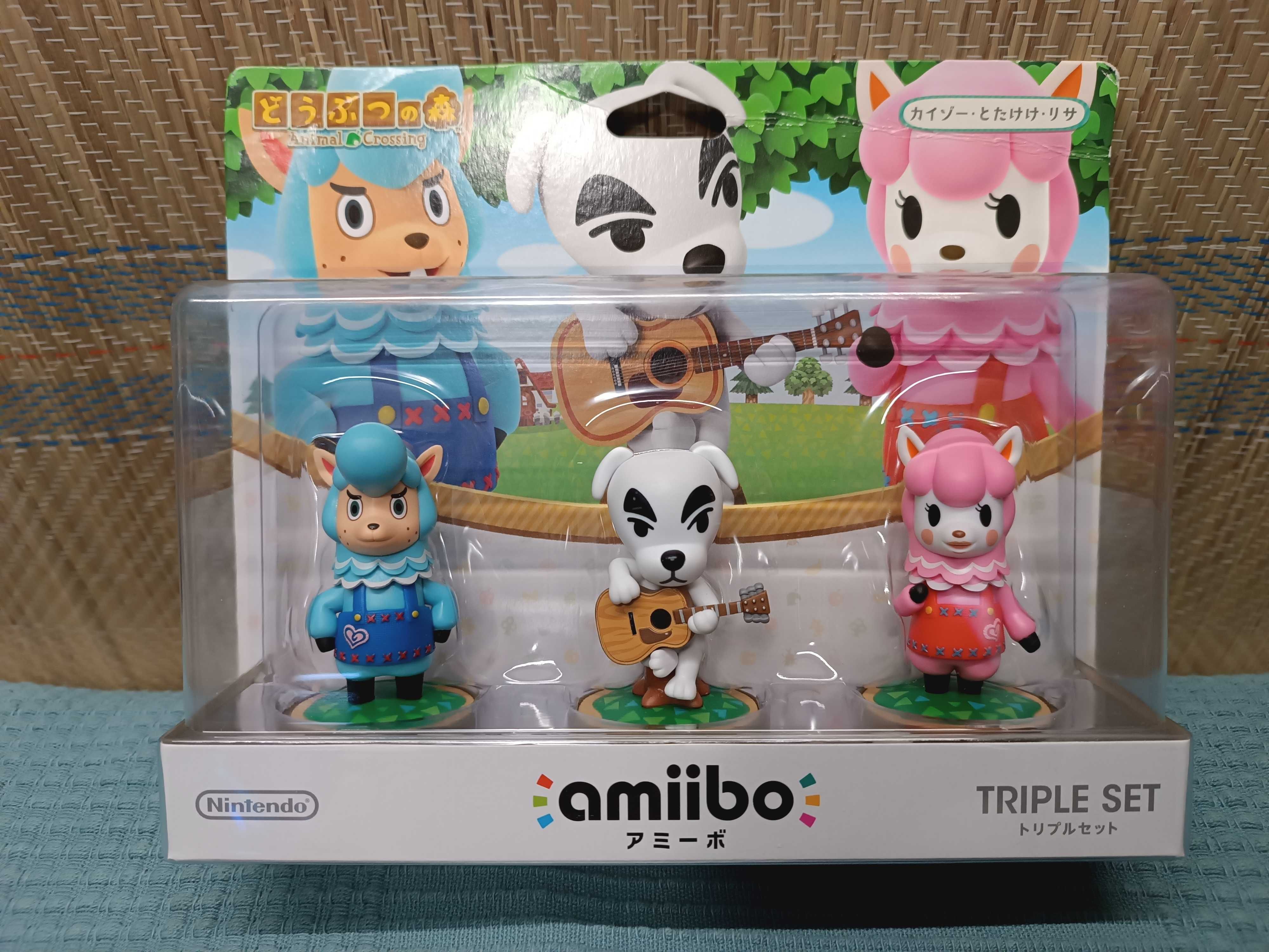 Amiibo Animal Crossing triple set