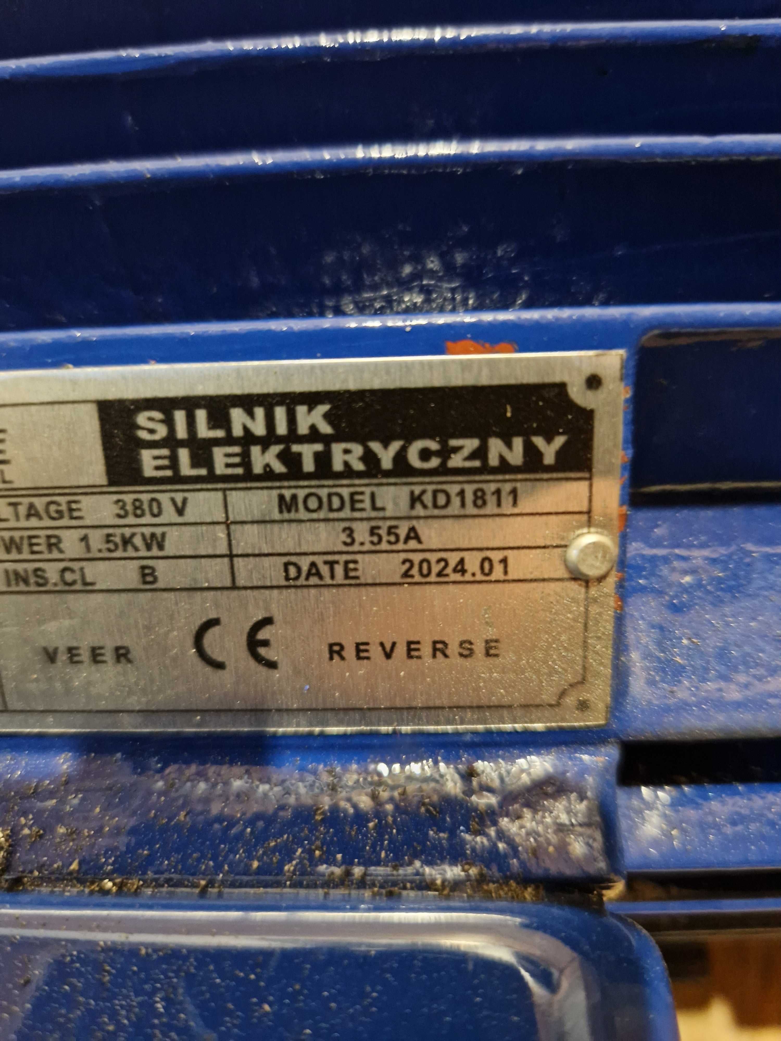 Silnik elektryczny  3 FAZOWY 1500W 380V 1400RPM