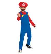 Przebranie Super Mario SuperMario Strój Czerwony Nowy Kostium