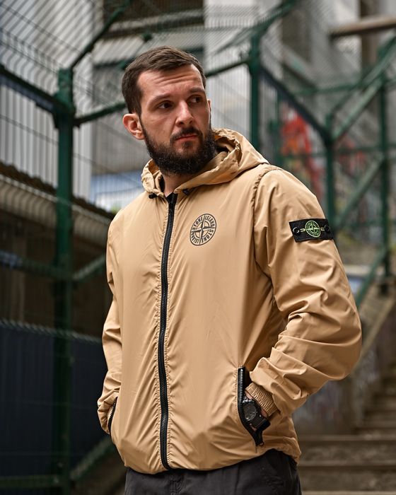 Вітровка кишеня Stone Island Койот чоловіча