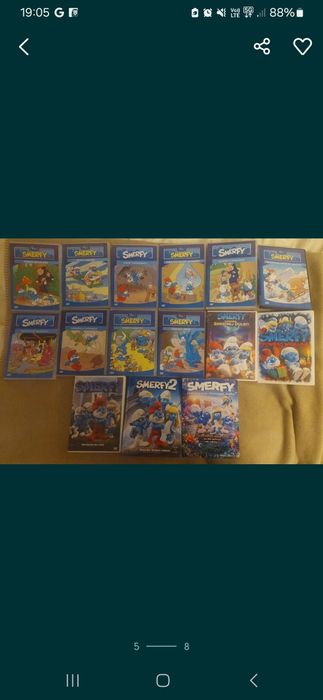 Bajki disney, dreamworks, komplet Angry birds i komplet smerfów na DVD