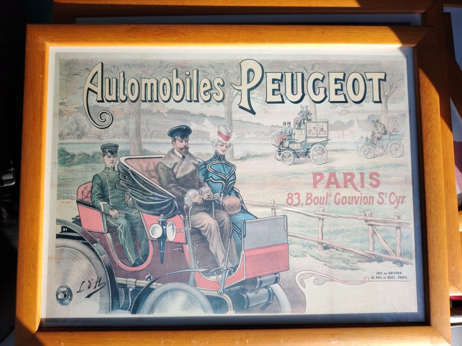 Serigrafia vintage Peugeot e Mabor