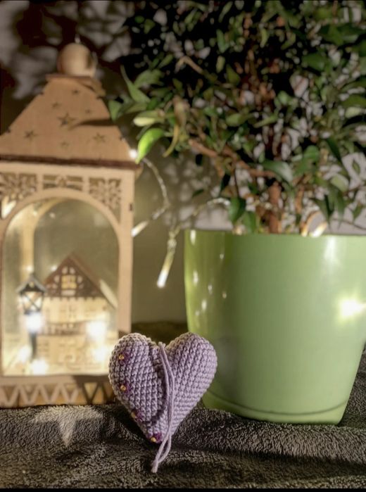 Ozdoba/zawieszka w kształcie serca