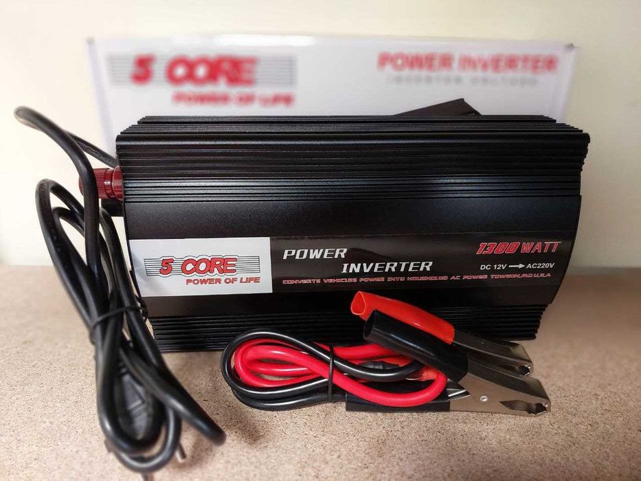 Бесперебойник Інвертор Инвертор Power one 12/220w 1300Вт ИБП Для котла