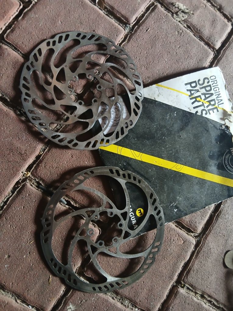 Dwie tarcze rowerowe magura rozmiar 180