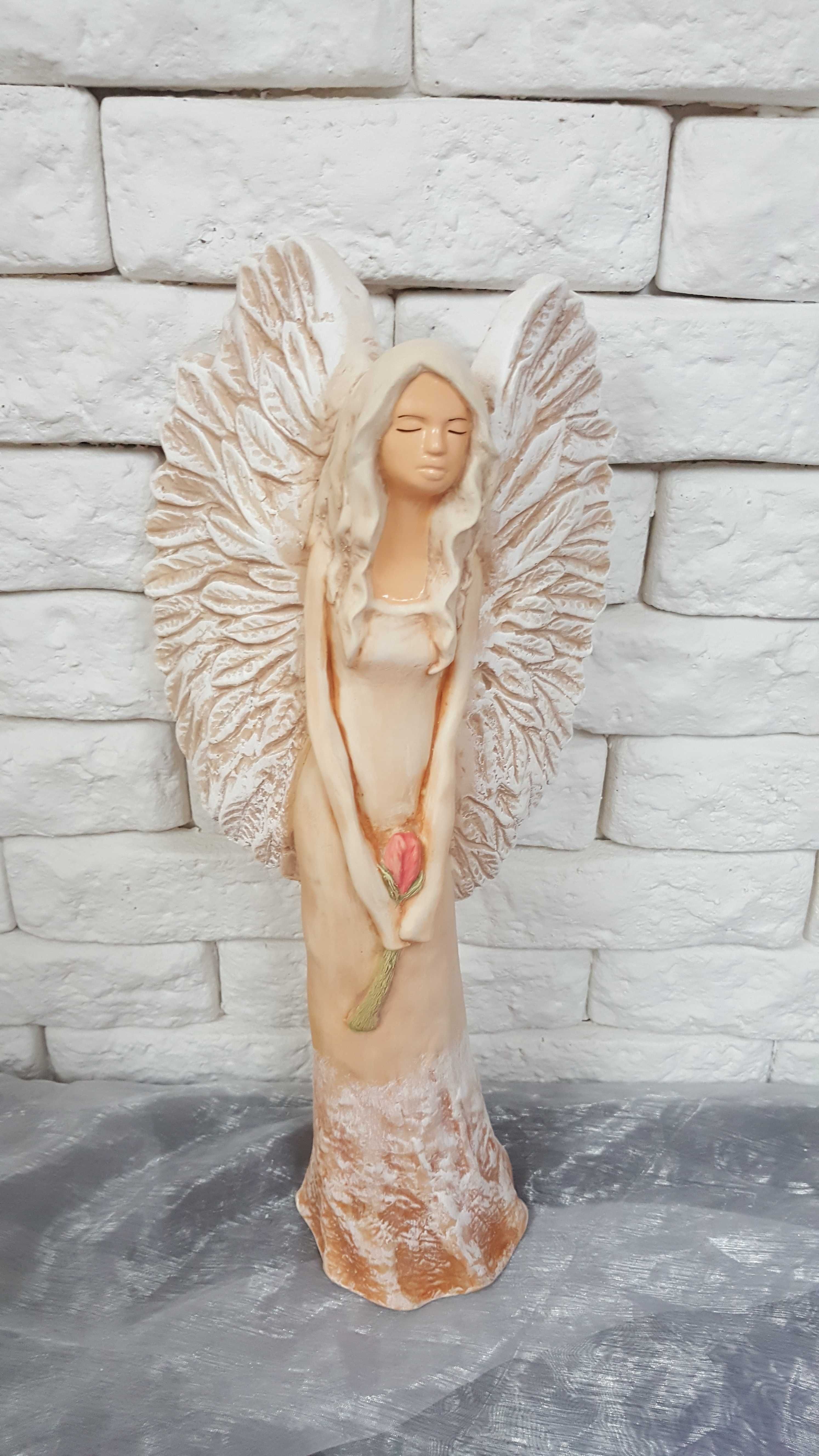Figurki gipsowe Anioły dekoracje z gipsu Producent anioł aniołek GLD