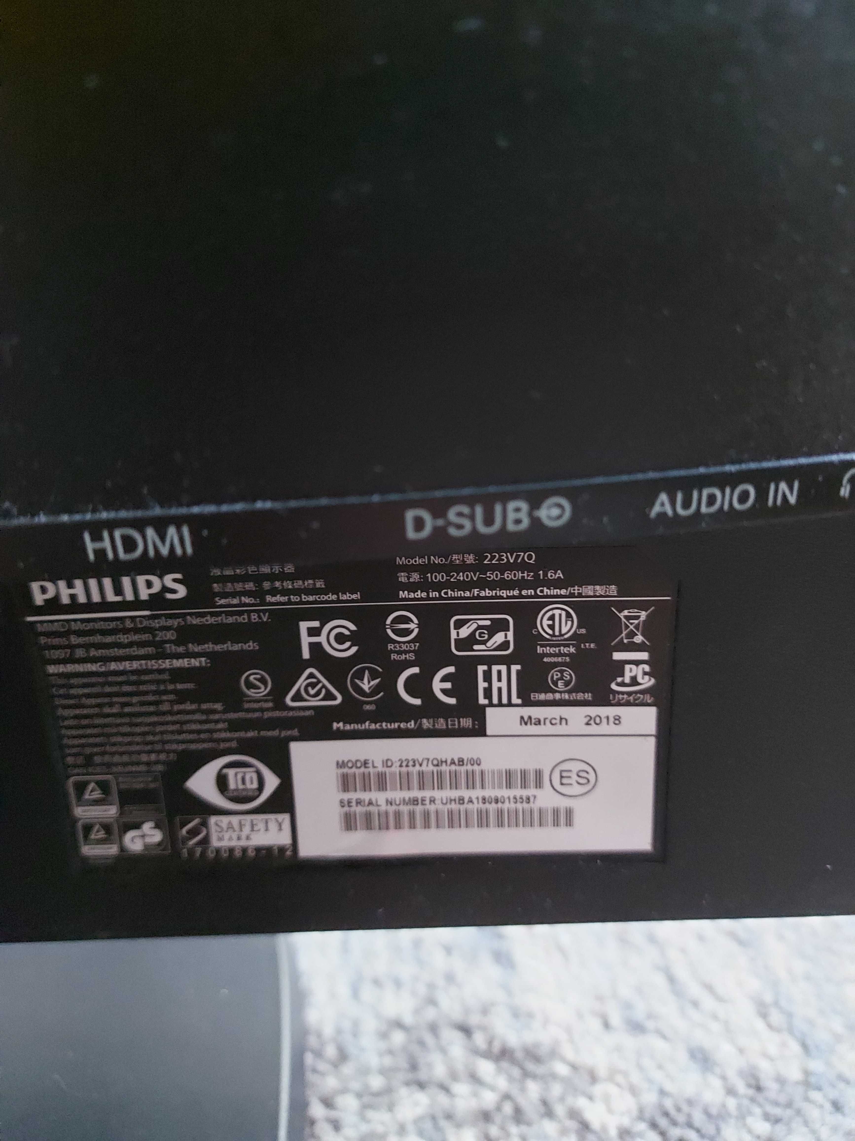 Monitor Philips 22 cale