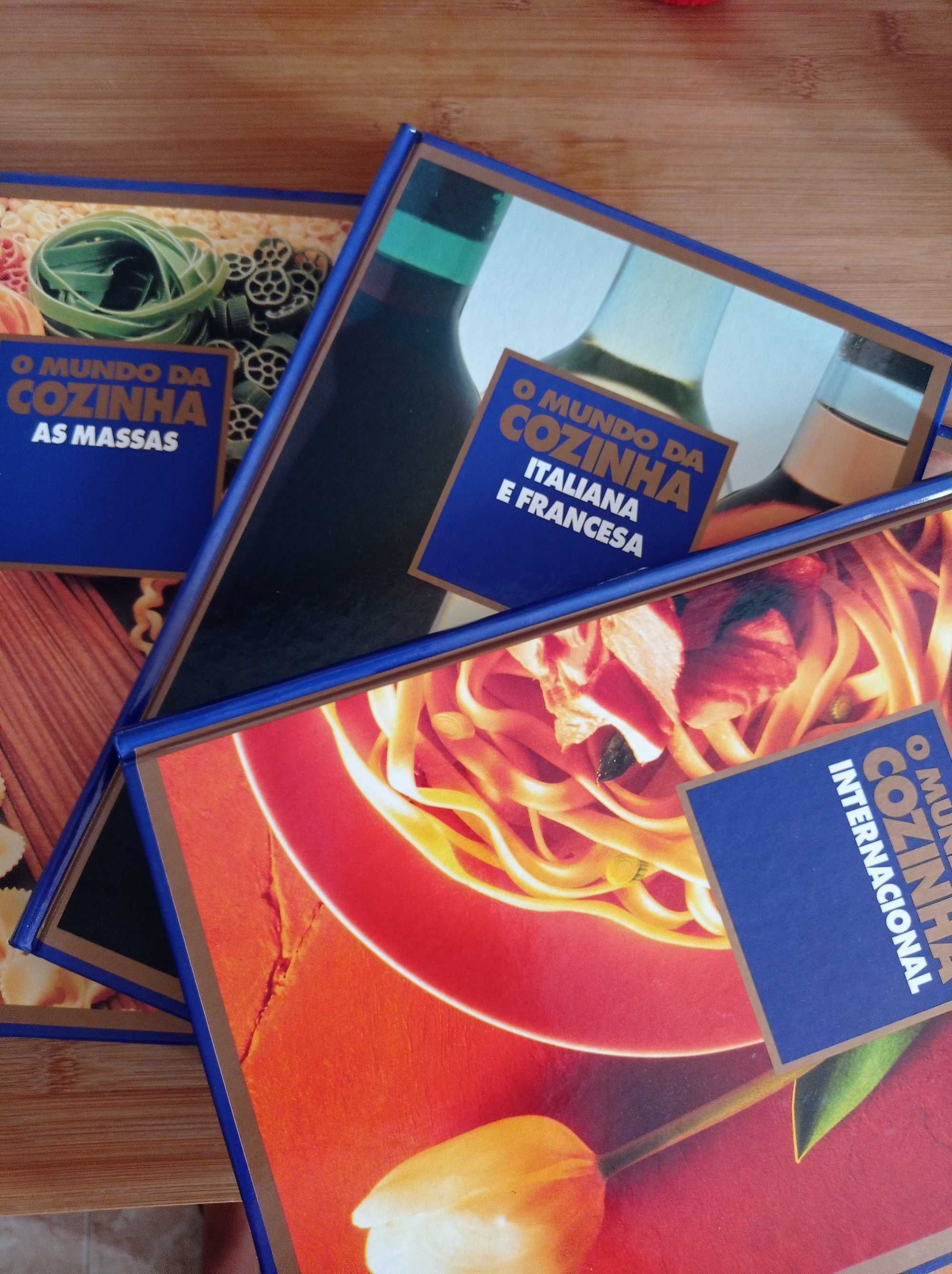 Coleção livros de culinária novos, constituída por 14 livros
