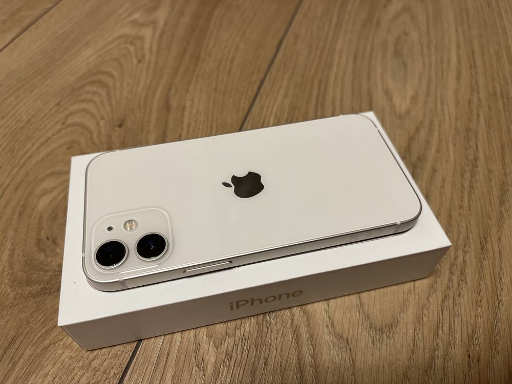 Idealny iPhone 12 mini 64 GB WHITE w PERFEKCYJNYM stanie!