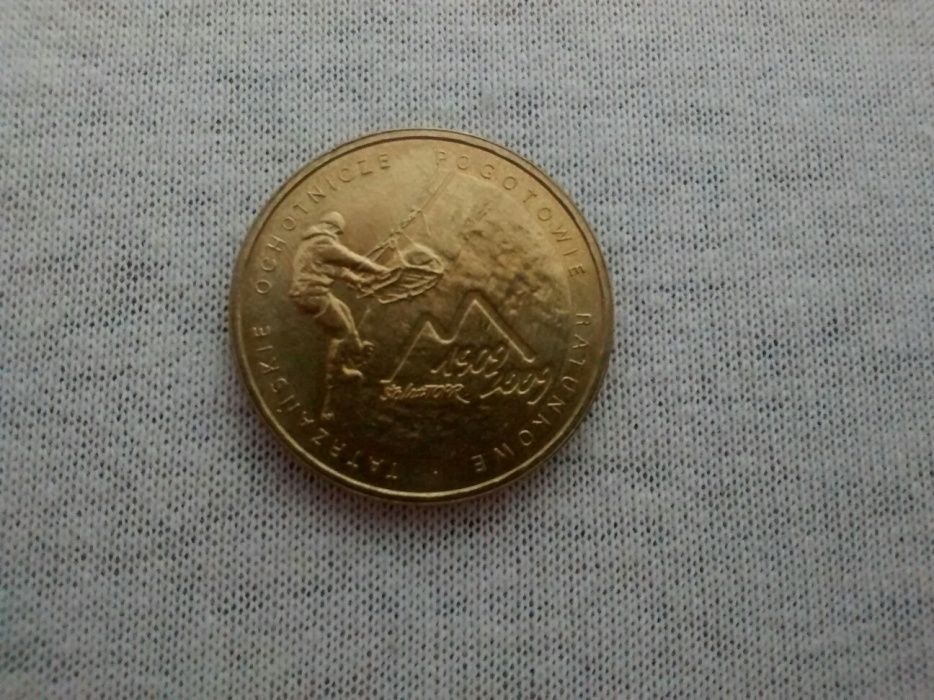 Монета Польши 2 złoty редкая юбилейная