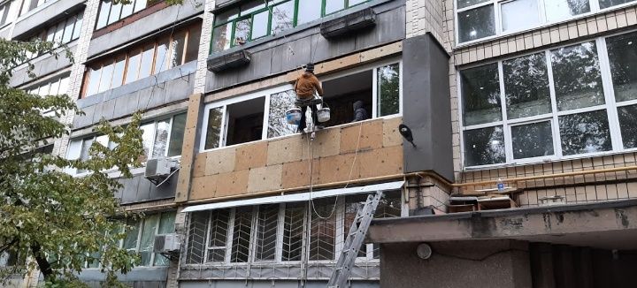 Утепление квартир  балконов стен в подъездах в Киеве  и обл.