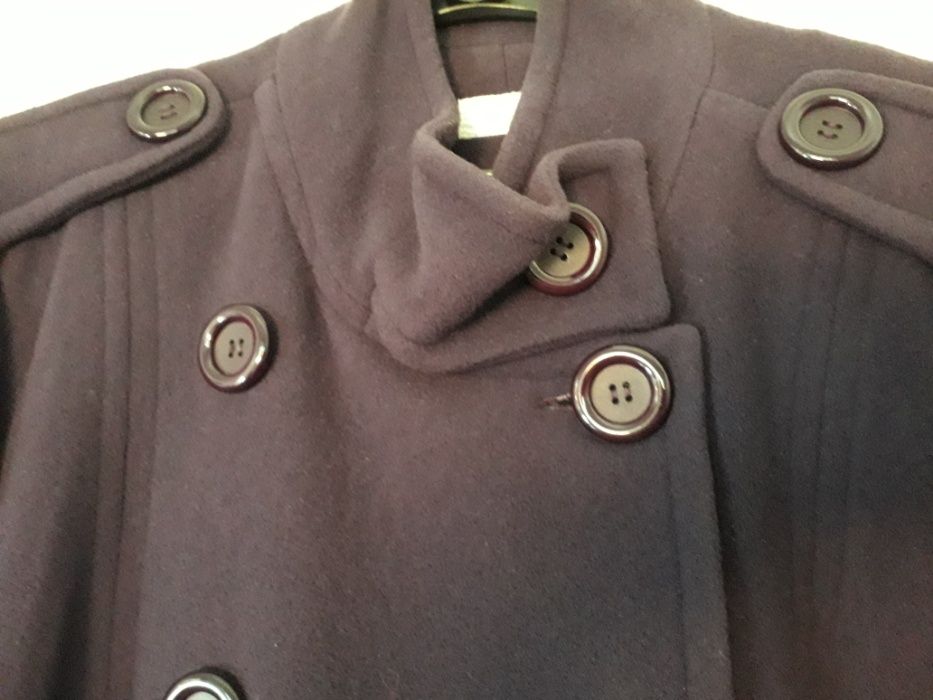 Sobretudo Comprido Roxo