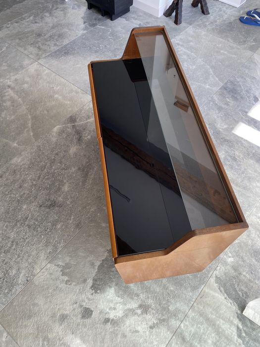 Szafka nocna komoda czechoslowacja bauhaus prl mid century