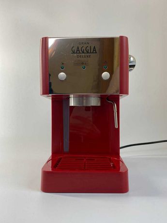 Рожковая кофеварка Gaggia Gran DeLuxe Red (RI8425/22)