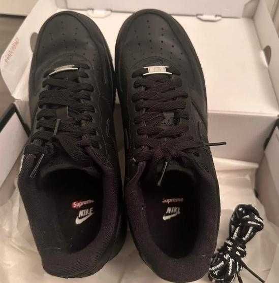 Nike Air Force 1 Low Supreme Black EU39
